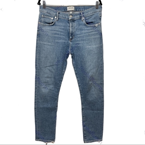 AGOLDE Toni Mid Rise Straight Jean Viewpoint size 29 Style A133B-1256 - Picture 2 of 13